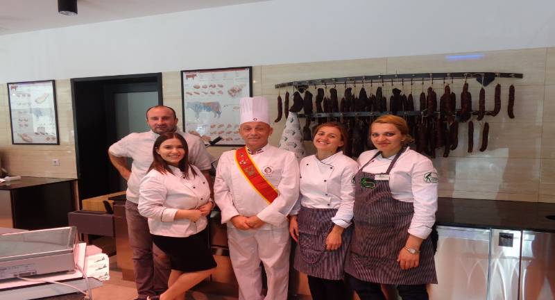 Equipe autour du chef